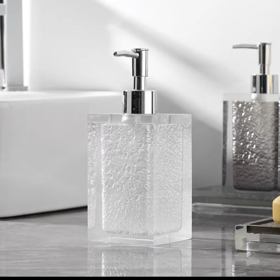 distributeur de désinfectant mains résine rechargeable portable savon lotion - vue 12 sur 16