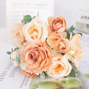 fleurs artificielles soie pivoine hortensia décoration mariage bouquet