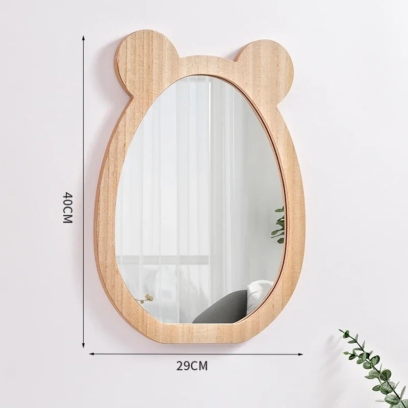miroirs décoratifs mignons pour enfants en bois à suspendre - vue 6 sur 13