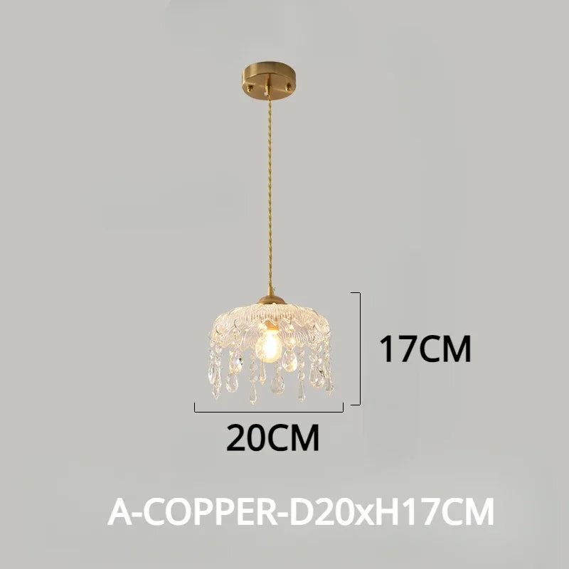 suspension en verre moderne design rétro pour décoration intérieure luxe - vue 8 sur 13