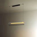 Moderne Pendelleuchte aus Schmiedeeisen im nordischen Minimaldesign