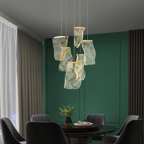 Nordic Modern Luxury Attic Chandelier Living Room Dining Room Dining Table Chandelier Hotel Lobby Staircase Hanging Chandelier
