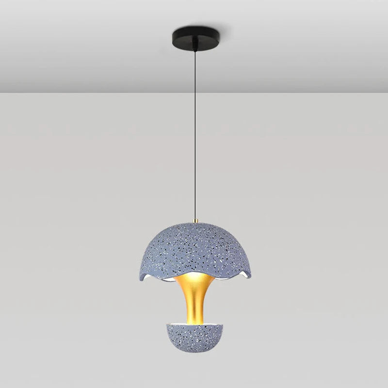 suspension créative champignon en ciment pour restaurant café bar - vue 5 sur 9