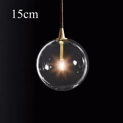 Moderne Pendelleuchte aus Glas für elegante Innendekoration - vue 9 sur 10