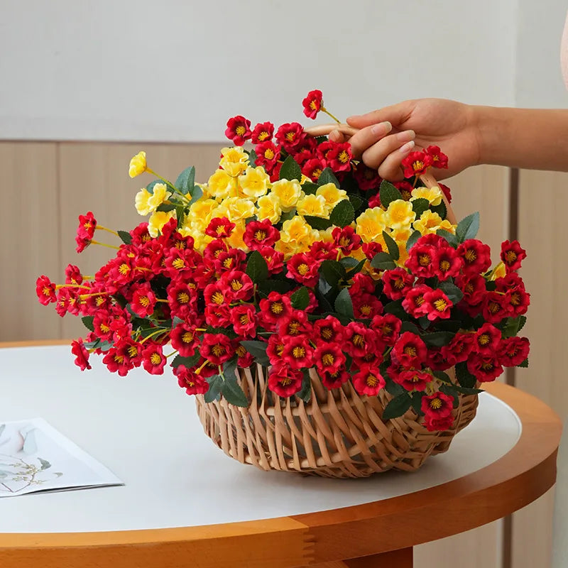 fleurs de roses artificielles en soie pour mariage et décoration - vue 4 sur 13