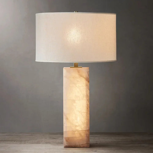 Trendiger Kronleuchter aus Marmor mit modernem Design und LED-Beleuchtung - vue 3 sur 7