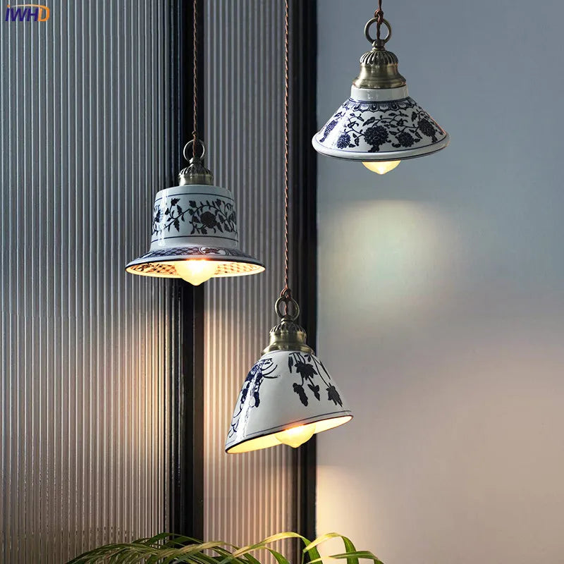 suspension led moderne en céramique pour intérieur maison