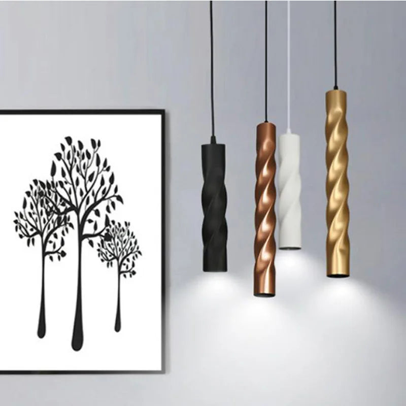 suspension led cylindrique à intensité variable pour décoration intérieure - vue 4 sur 10