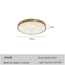 Design Deckenleuchte aus spanischem Marmor mit LED, modern und luxuriös