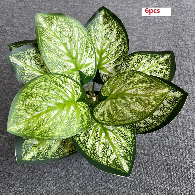feuilles de phénix artificielles décoration verte en plastique - vue 31 sur 40