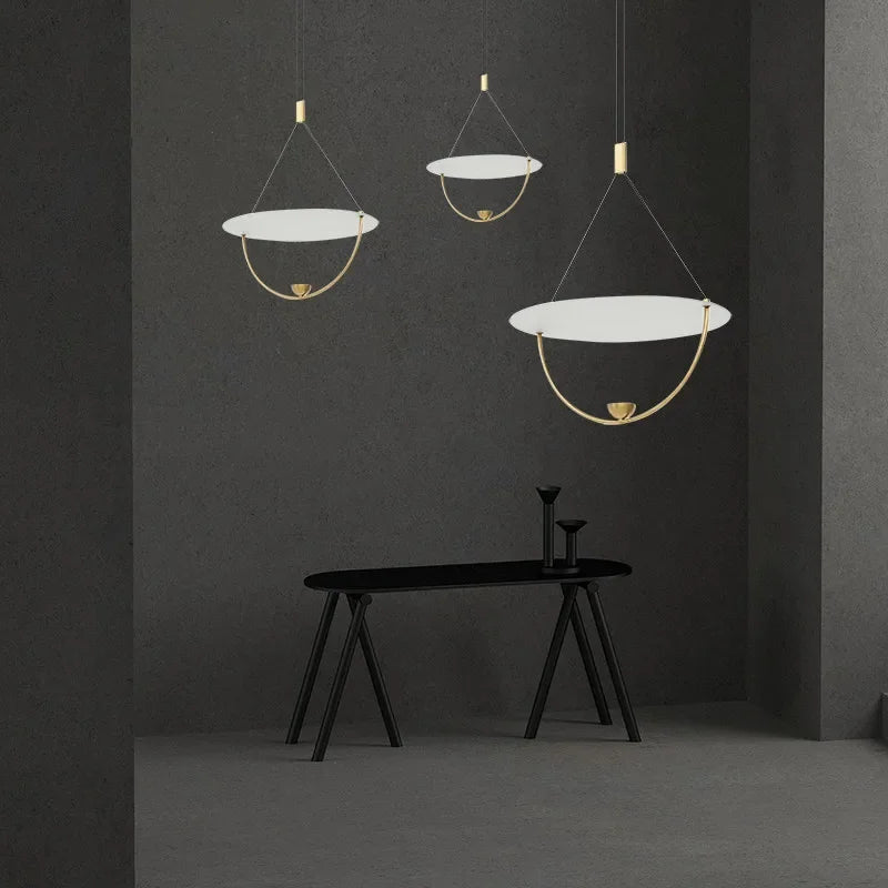 lustre led moderne pour décoration de maison et tables alimentaires - vue 5 sur 6