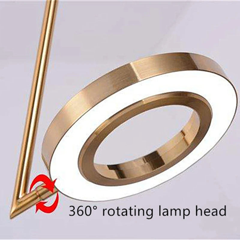 suspension design nordique anneau fer led décorative - vue 7 sur 8