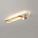 Moderne LED-Deckenleuchte mit dekorativem Strahler