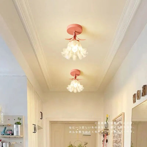 Lampe plafonnier Orchidée 4 Couleurs Moderne - vue 3 sur 10