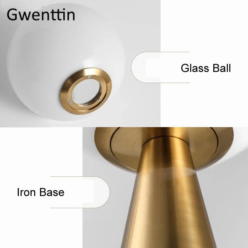 Glas-Tischlampen für eine moderne und stilvolle Dekoration - vue 5 sur 7