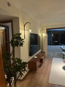 LED-Wandleuchte aus Holz für die Innendekoration