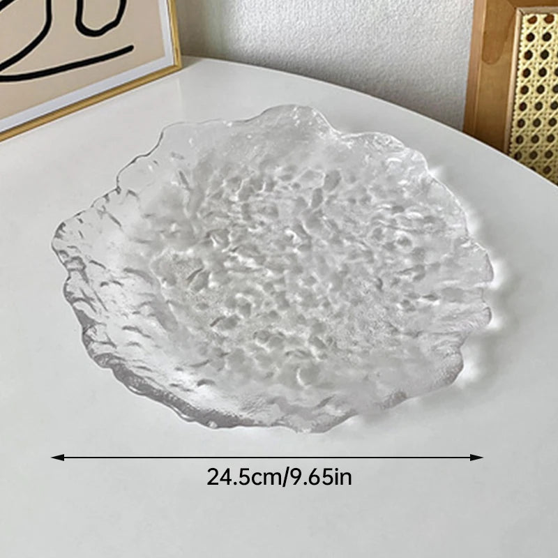 plateaux décoratifs en verre pour rangement et décoration intérieure - vue 7 sur 8