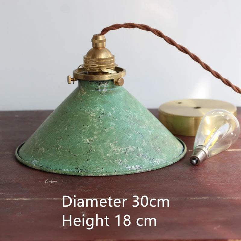 Dekorative Vintage-Industrie-Pendelleuchte aus Eisen