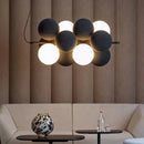 Moderne Pendelleuchte mit verstellbarem Kabel und Glaskolben