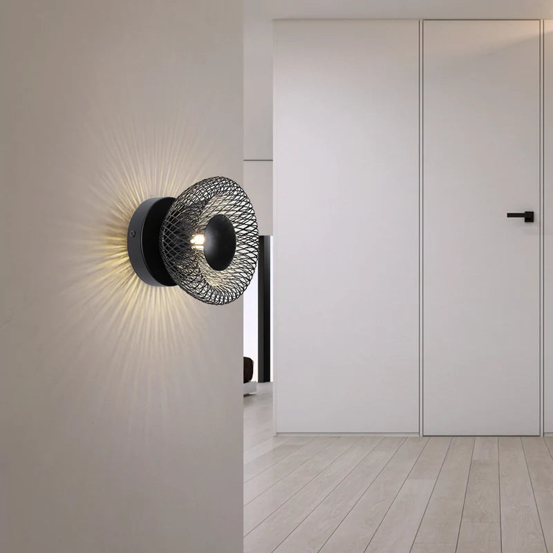 applique murale en fer design corne italienne pour décoration intérieure à led - vue 5 sur 11