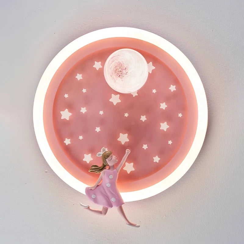 plafonnier mignon pour chambre enfant licorne astronaute décoratif - vue 7 sur 9