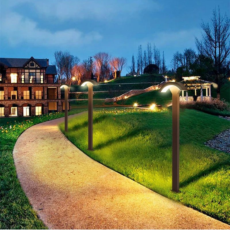 Moderne LED-Außenleuchte für Garten und Hof - vue 4 sur 5