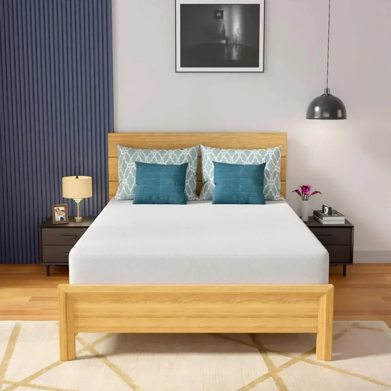 matelas en mousse à mémoire de forme avec housse lavable et respirante