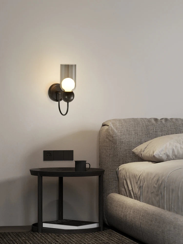 Wandleuchte aus Kupfer im postmodernen Stil für minimalistische Innenräume - vue 3 sur 10