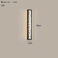 LED-Wandleuchte im chinesischen Stil mit warmweißem Licht für elegantes Interieur