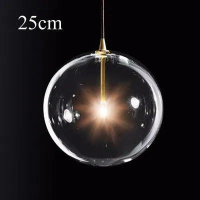 Moderne Pendelleuchte aus Glas für elegante Innendekoration