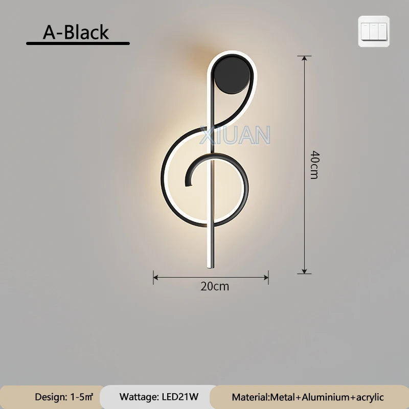 Moderne LED-Wandleuchte in Spiralform aus Aluminium