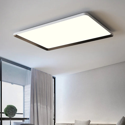 Ultraflache runde LED-Deckenleuchte modern ohne Stroboskop-Schutz - vue 3 sur 11