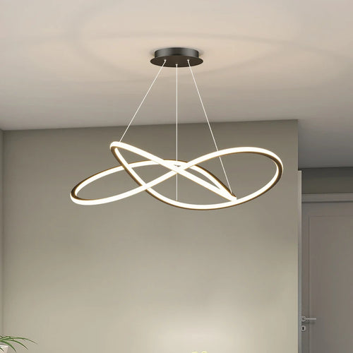 Lustre led arrondi pour décoration intérieure