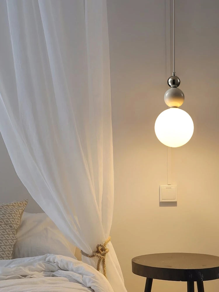 lustre nordique moderne en forme de gourde créative pour intérieur - vue 3 sur 12
