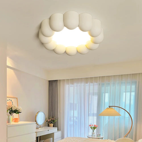 LED-Deckenleuchte im Creme-Stil mit Augenschutz - vue 3 sur 18