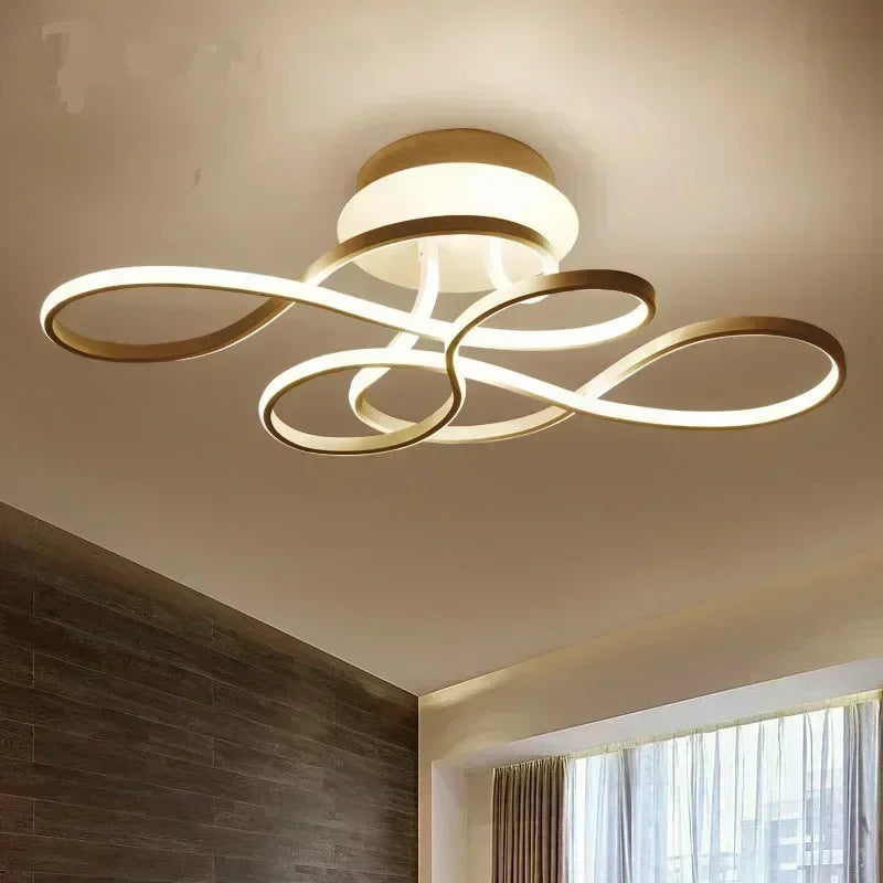 plafonnier moderne led pour décoration intérieure élégante et lumineuse - vue 6 sur 12