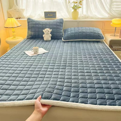 surmatelas en velours chaud pour un confort hivernal - vue 14 sur 15