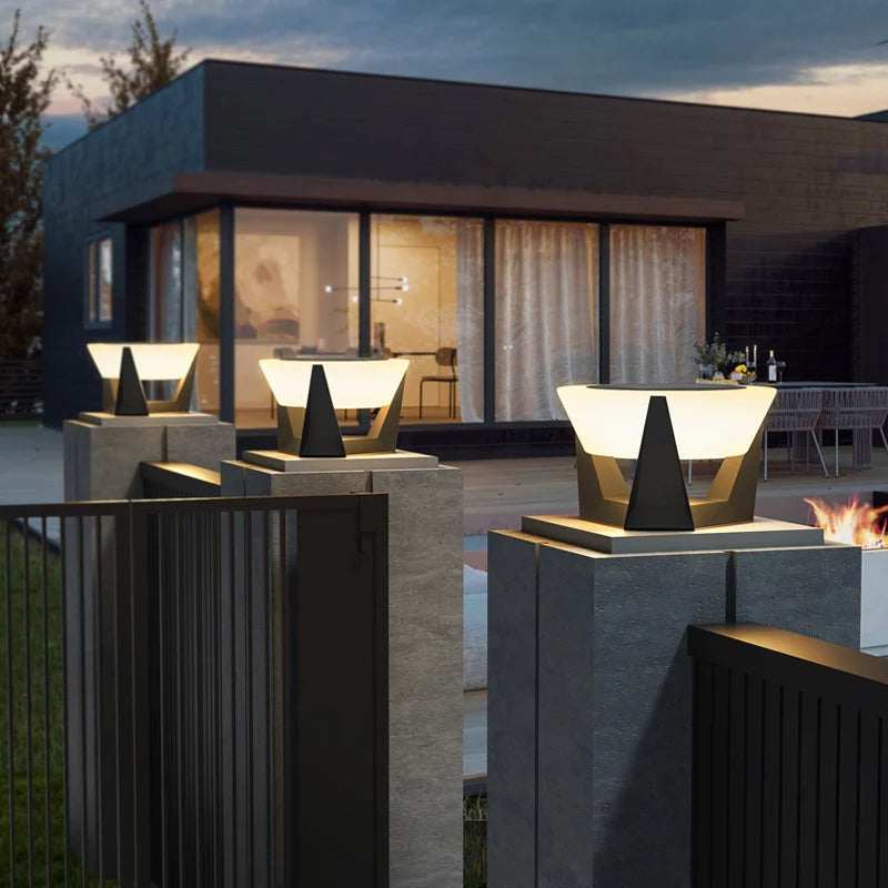 lampe solaire à led pour jardin et extérieur décoratif - vue 6 sur 12