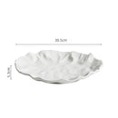 Assiettes creuses ceramique texture ridee style japonais