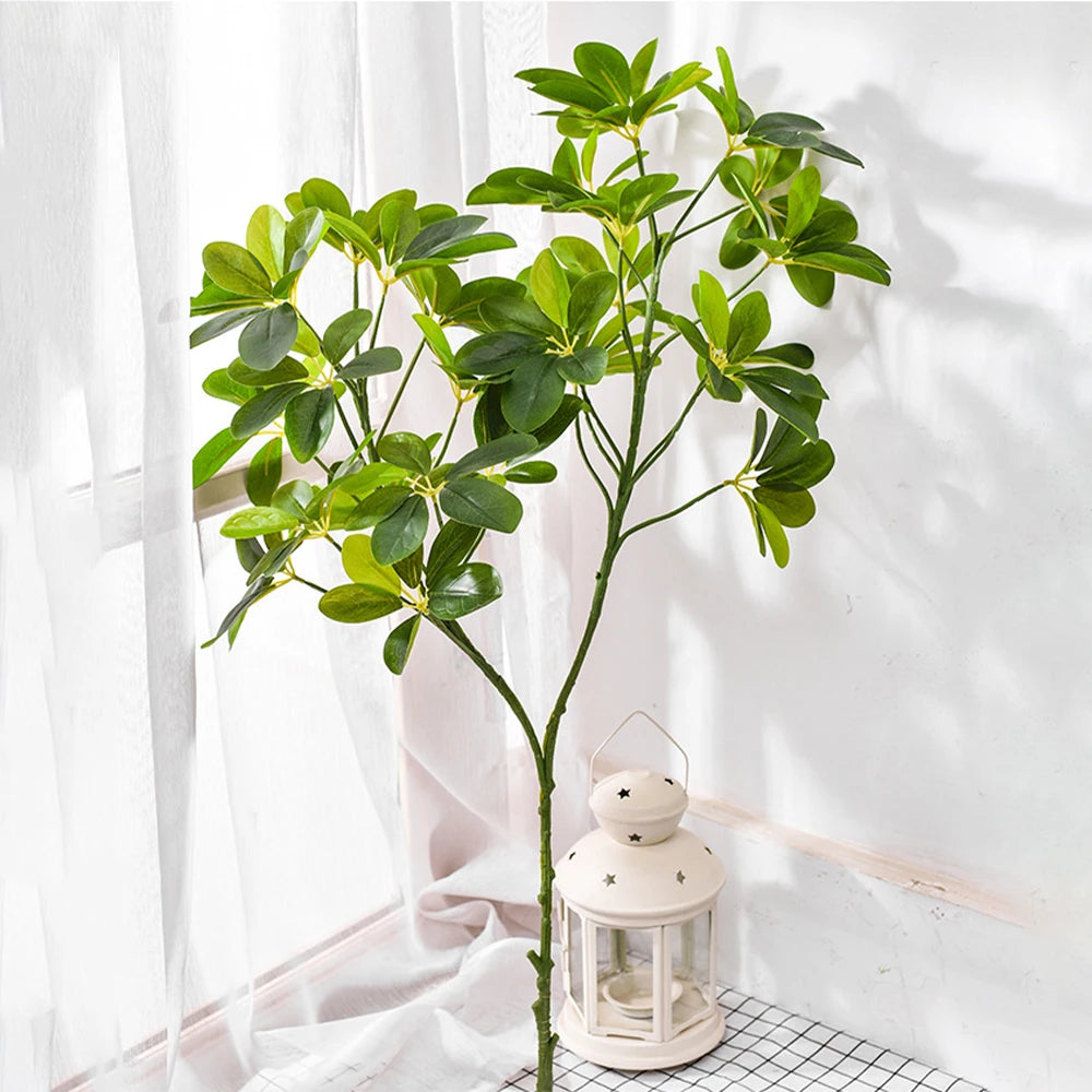 palmier artificiel grandes plantes tropicales en plastique pour décoration intérieure - vue 4 sur 7