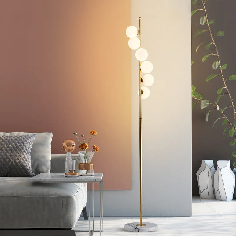 lampe à poser en verre spirale pour décoration intérieure - vue 3 sur 6