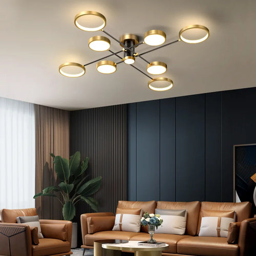 Minimalistische LED-Deckenleuchte 3 Farbtemperaturen dekorative Innenleuchte - vue 3 sur 30