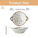 Bol japonais céramique 12 5 cm motif floral