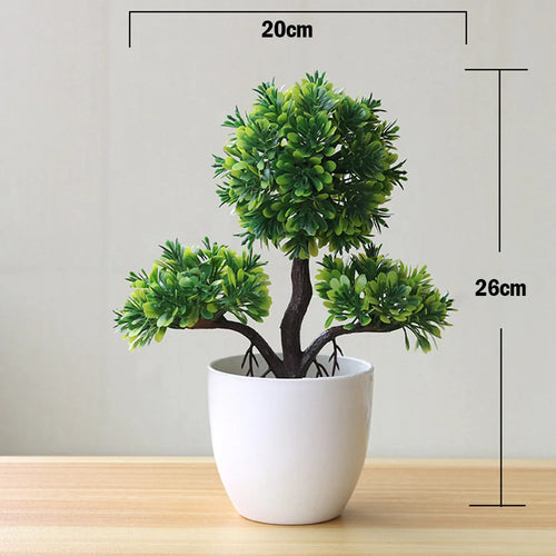 bonsaï plantes artificielles vertes décoration fête mariage et bureau