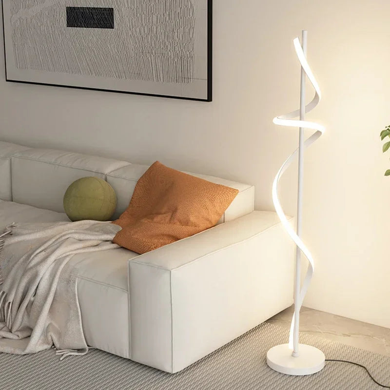 Lampadaire LED moderne décoration de la maison lumière 140 cm ligne luminaire canapé coin chambre salon salle d'étude éclairage intérieur Lustre - vue 5 sur 15