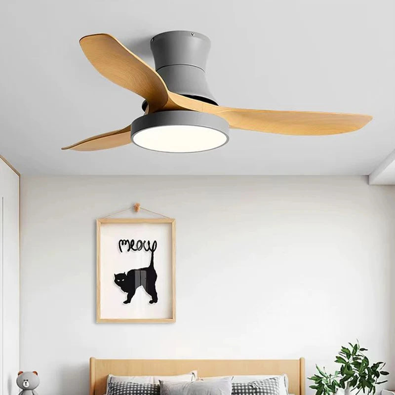 ventilateur de plafond moderne avec lumière design pour intérieur - vue 4 sur 14
