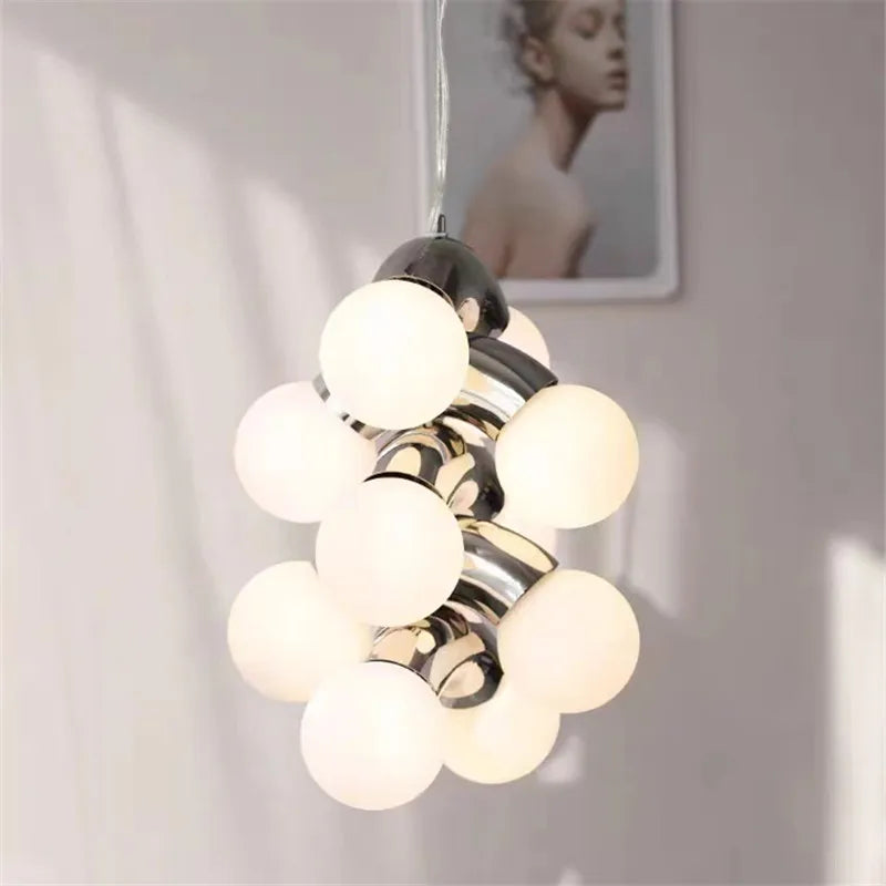 suspension grape shape design verre pour restaurant ou boutique - vue 3 sur 11