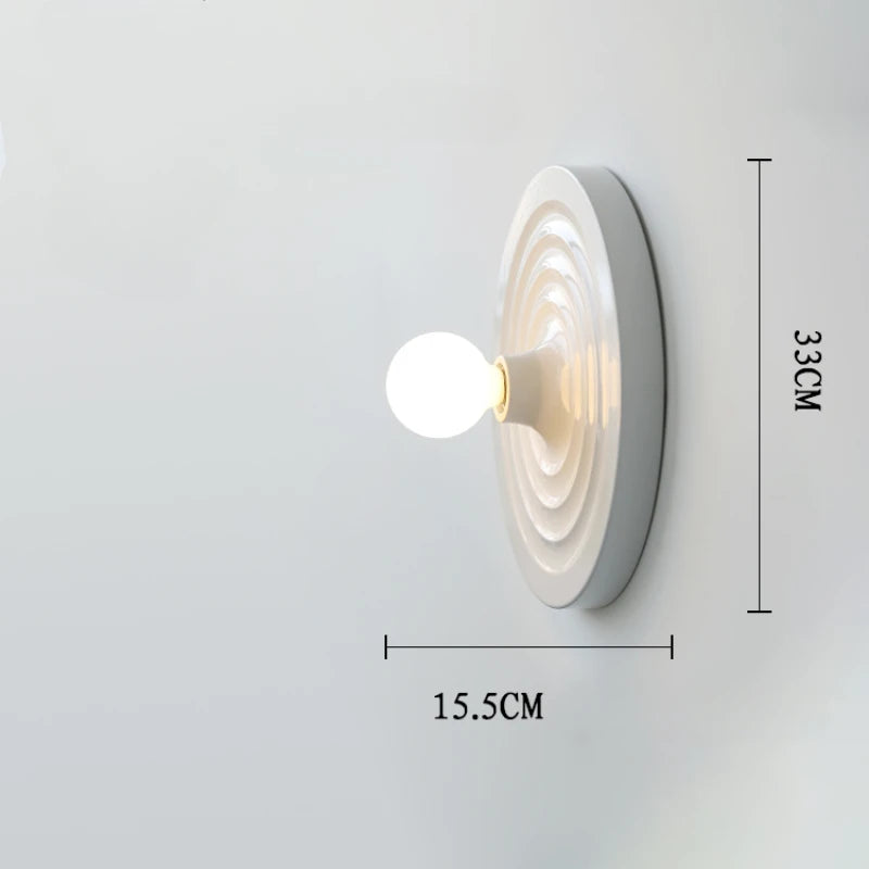 LED-Wandleuchte Bauhaus UFO Galvanoplastik Dekoration