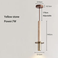 suspension led moderne lustre nordique ligne longue simple