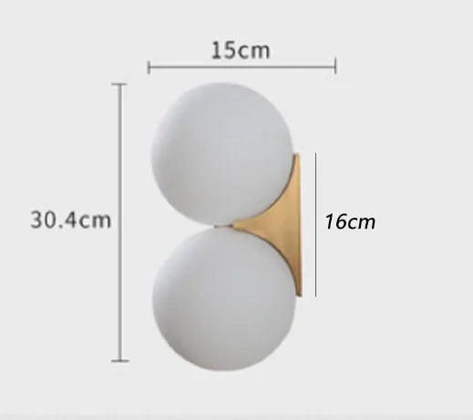 Moderne Wandleuchte aus Glas für industrielle Beleuchtung - vue 10 sur 12